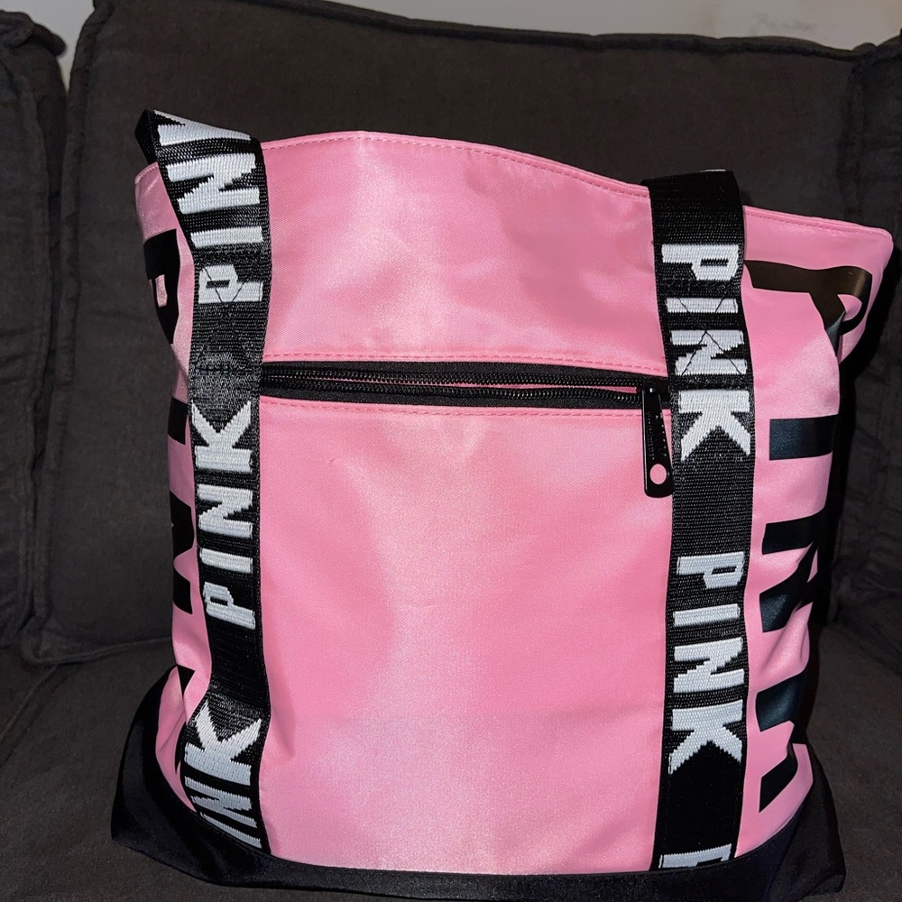 PINK gently Used gym bag color Pink
